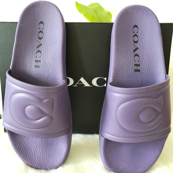 Coach Shoes - NWB Coach Slides slippers sandals 9